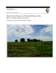 Sand Creek Massacre NHS Rare Vertebrate Species Inventory